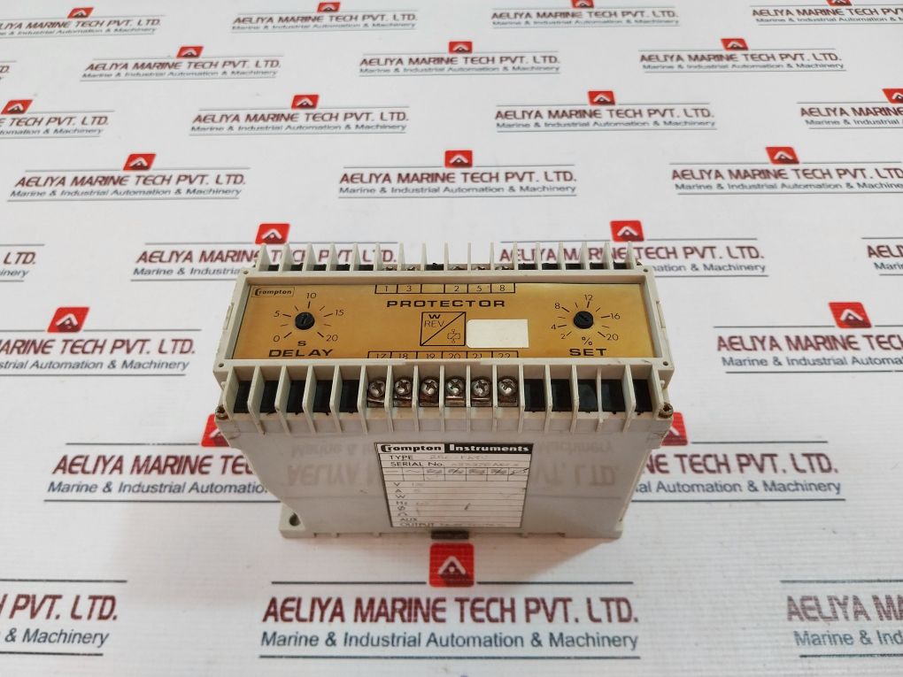 Crompton 256-patu Protector Trip Relay 0-20S Rev W 60Hz