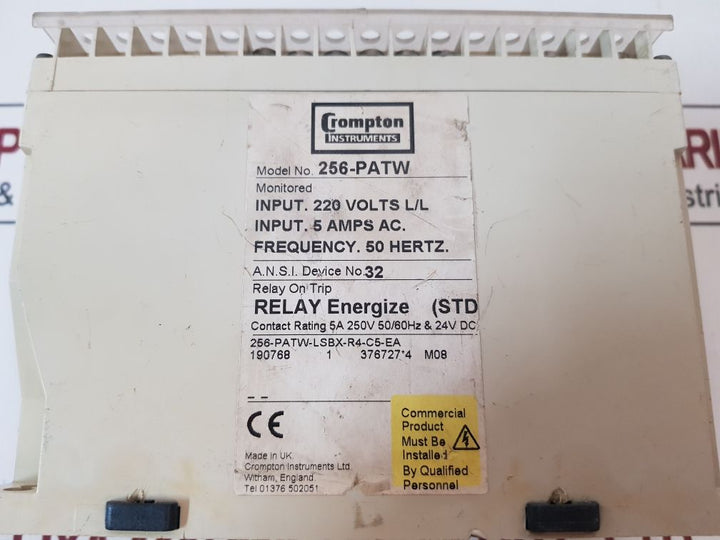 Crompton 256-patw Protector Delay 220V 5A 50Hz