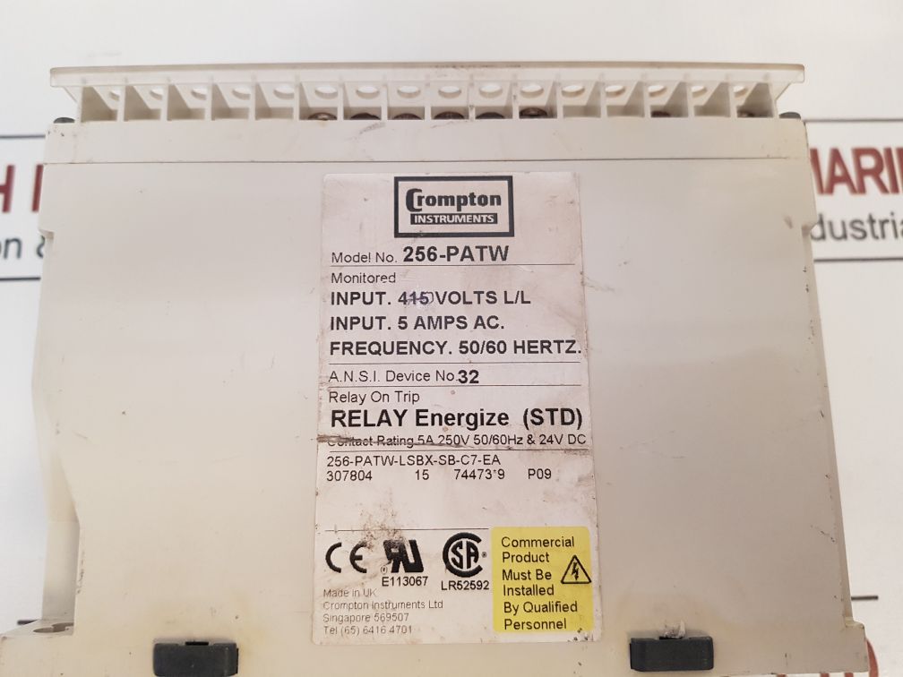Crompton 256-patw 256-patw-lsbx-sb-c7-ea Protector Delay