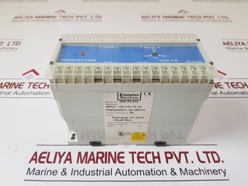 Crompton 256-pldu-pqbx-c6 Protector Relay