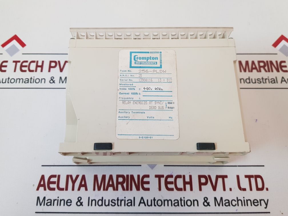 Crompton 256-pldw Protector Trip Relay 440V 60Hz