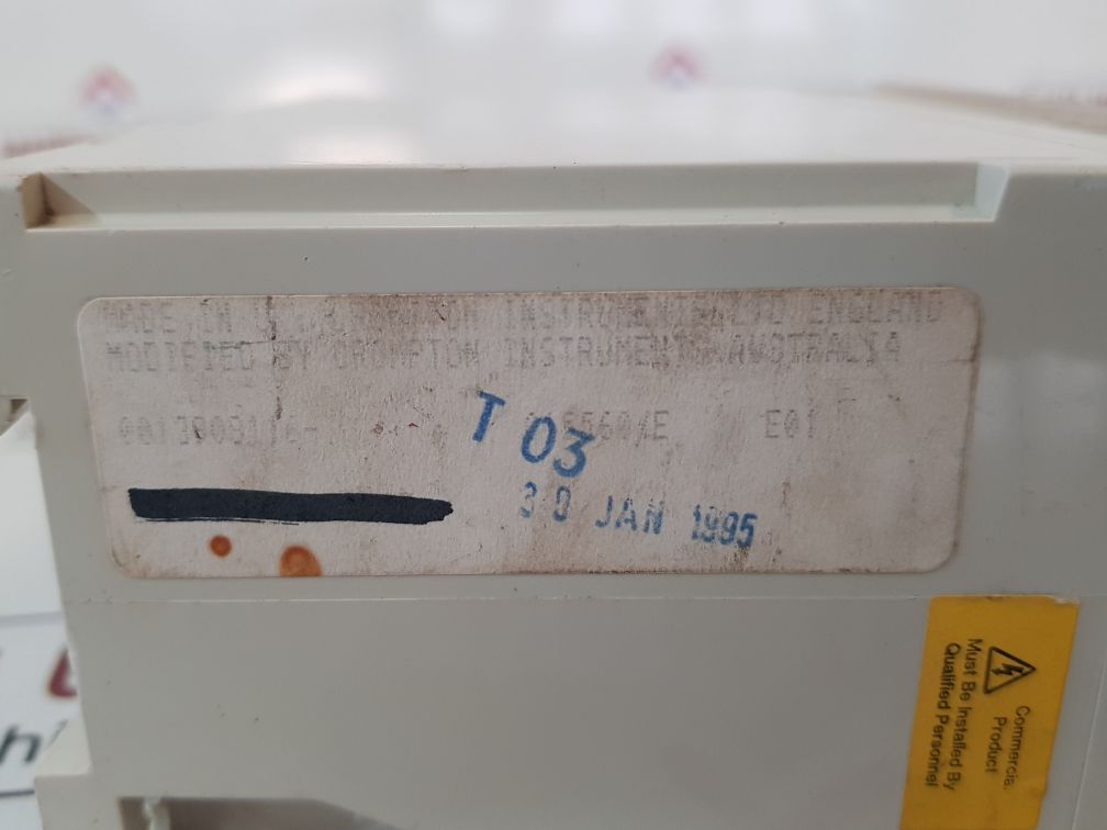 Crompton 256-pldw Protector Trip Relay 440V 60Hz