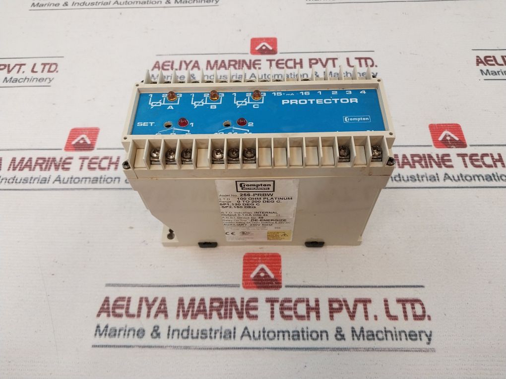 Crompton 256-prbw Protector Trip Relay 230V 50Hz