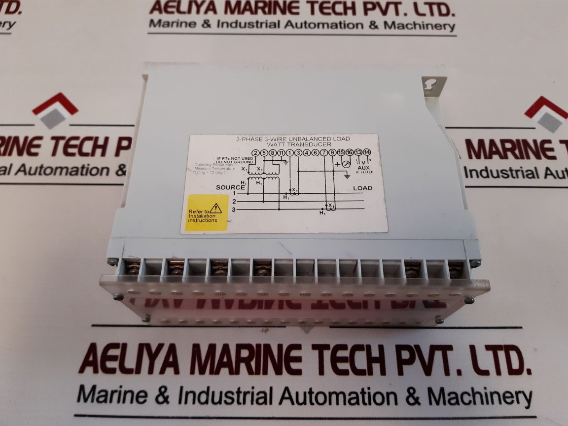 Crompton 256-twmu-qqhg-c6-uk 3-phase Watt Transducer 256-twmu