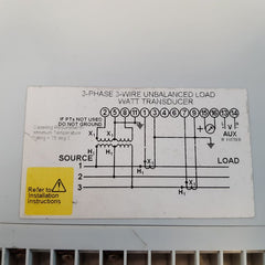 Crompton 256-twmu-qqhg-c6-uk 3-phase Watt Transducer 256-twmu
