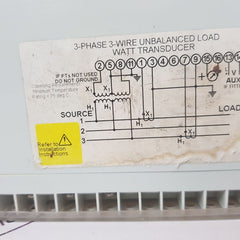 Crompton 256-twmu Transducer Module 06000 Kilowatts
