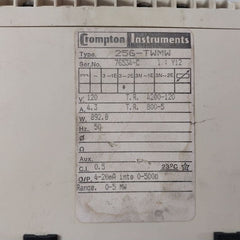 Crompton 256-twmw Transducer 120V