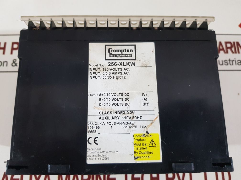 Crompton Paladin 256-xlkw Watt Transducer