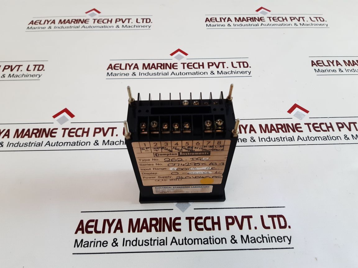 Crompton 262-dgww Voltmeter