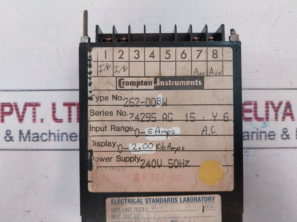 Crompton 262-ddbw Led Digital Indicator