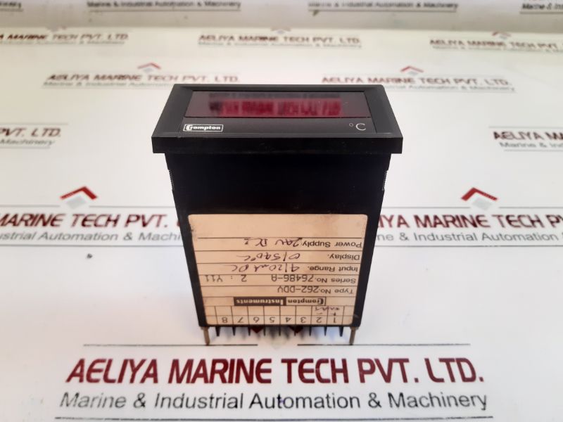 Crompton 262-ddv Temperature Panel Meter 420 Ma Dc

