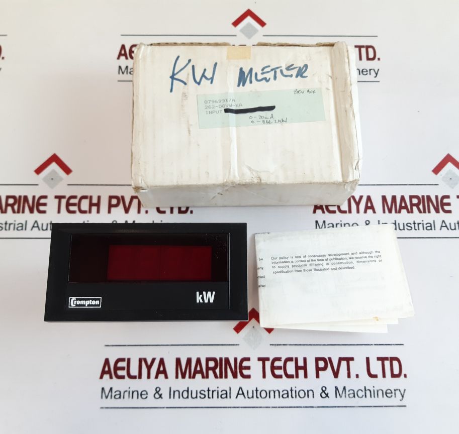 Crompton 262 Dgv Digital Indicator 262-dgvw-ka