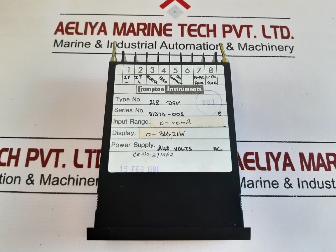Crompton 262 Dgv Digital Indicator 262-dgvw-ka
