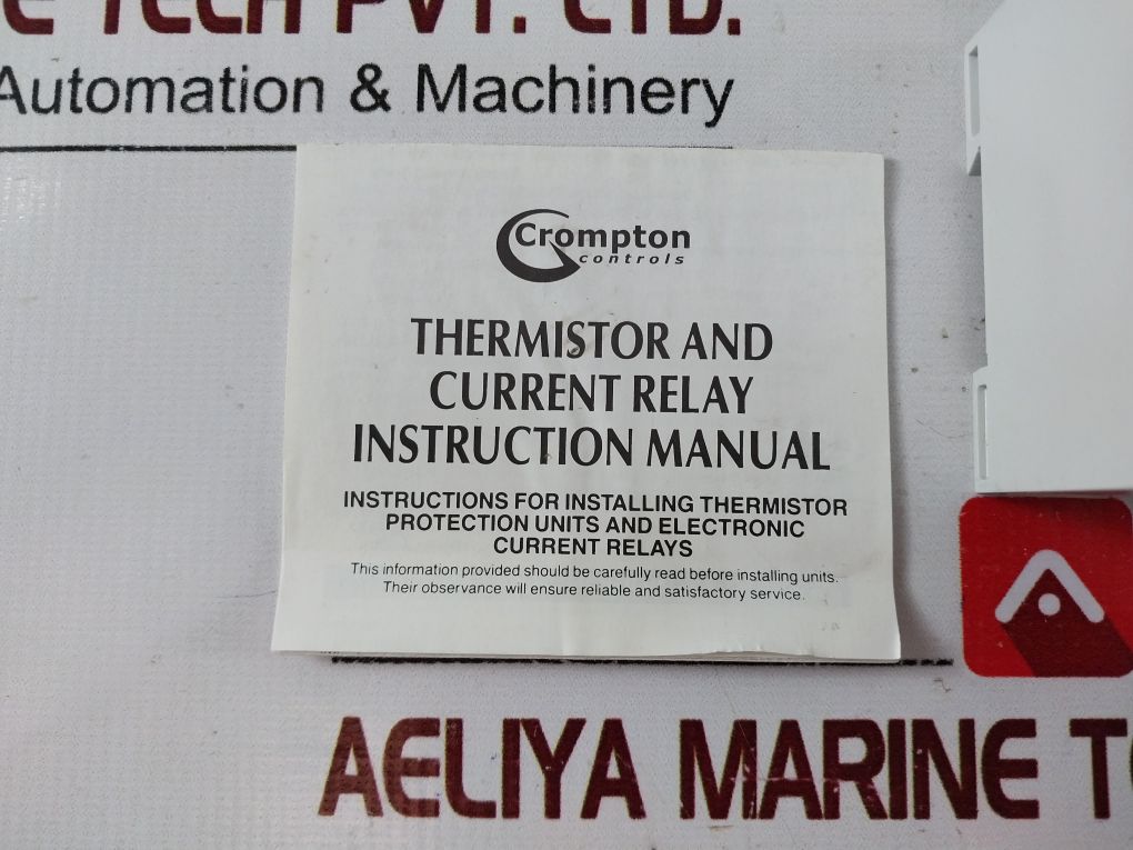 Crompton Th110 Thermistor Protection Unit 240-440V A.C. 50Va