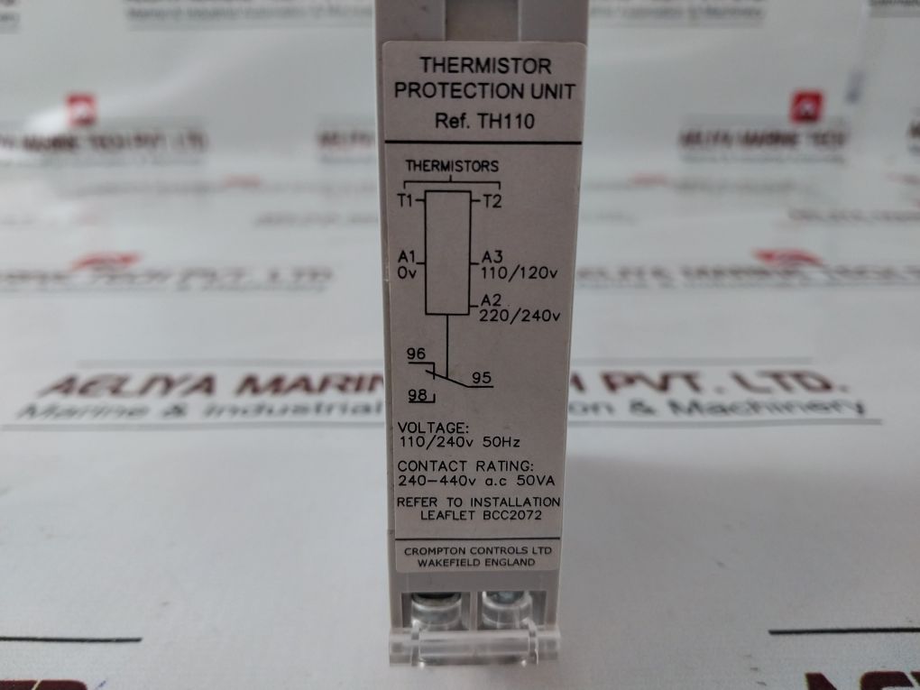 Crompton Th110 Thermistor Protection Unit 240-440V A.C. 50Va