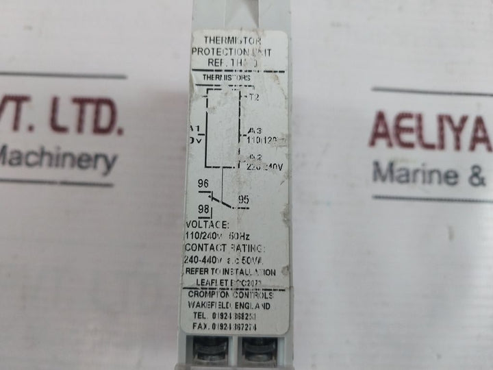 Crompton Controls Th110 Thermistor Protection Unit 110/240V 50Hz