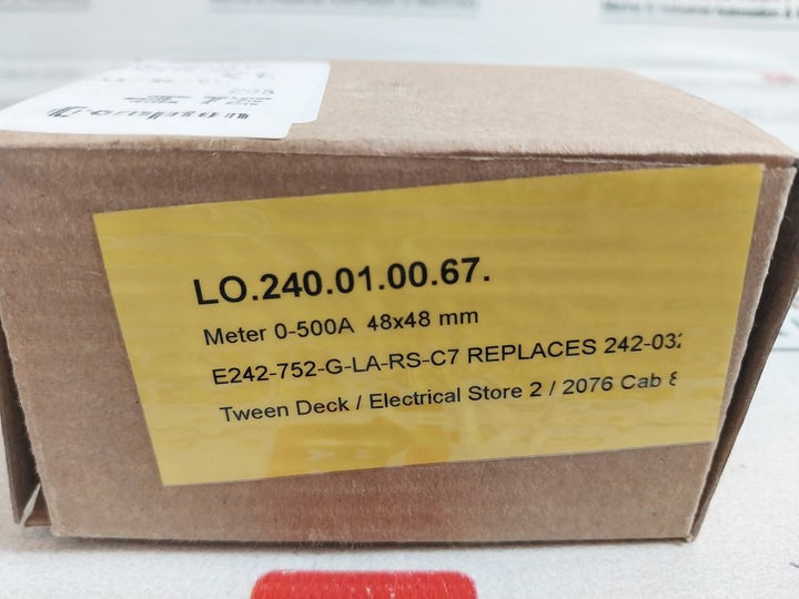 Crompton E242-752-g-la-rs-c7 Ammeter 50/60Hz