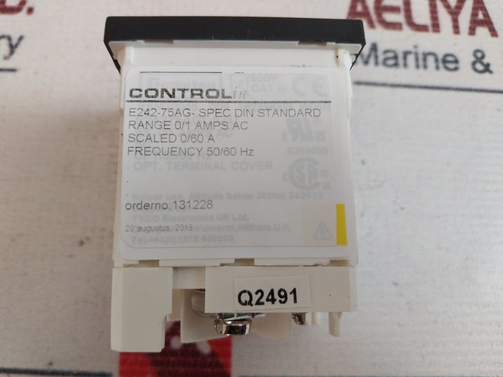 Crompton E242-75Ag-spec Din Standard Panel Meter 0/60A