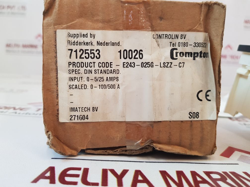 Crompton E243-025G-lszz-c7 Ammeter