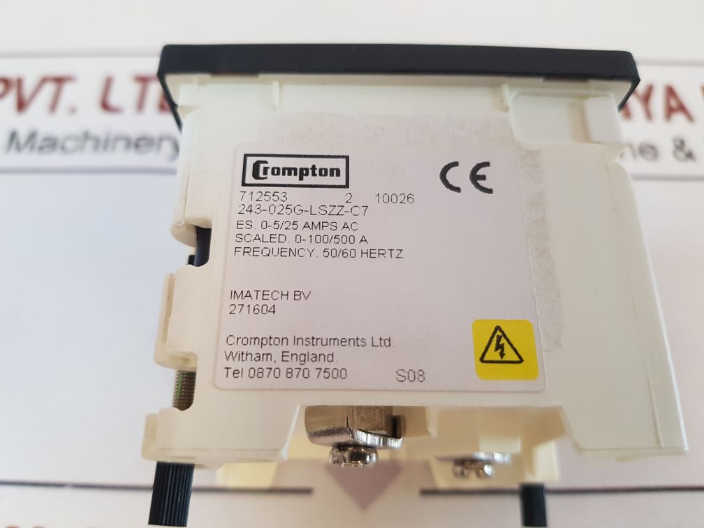 Crompton E243-025G-lszz-c7 Ammeter