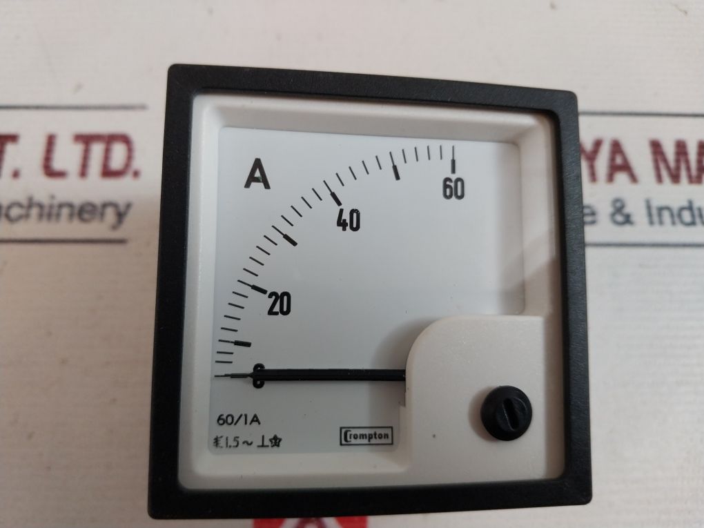 Crompton E243-02A-spec Ammeter