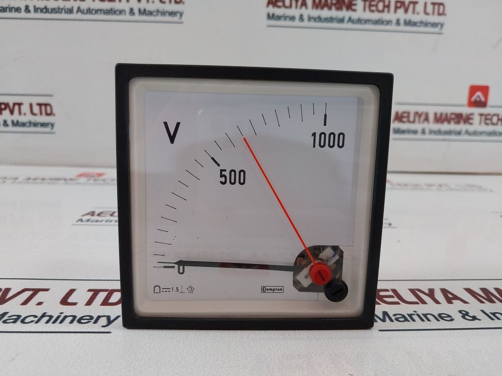 Crompton E244-01A-g-fa-**-wh-er Panel Meter 0-1000V