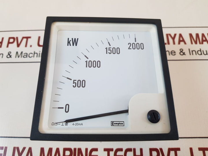 Crompton E244-01Rg Panel Meter E203000,0-2000 Kw
