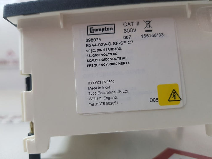 Crompton E244-02V-g-sf-sf-c7 Ammeter