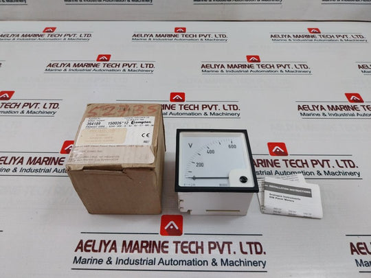 Crompton E244-02V-g-sj-sj-c7-br-nc Analogue Instruments Din Panel Meter