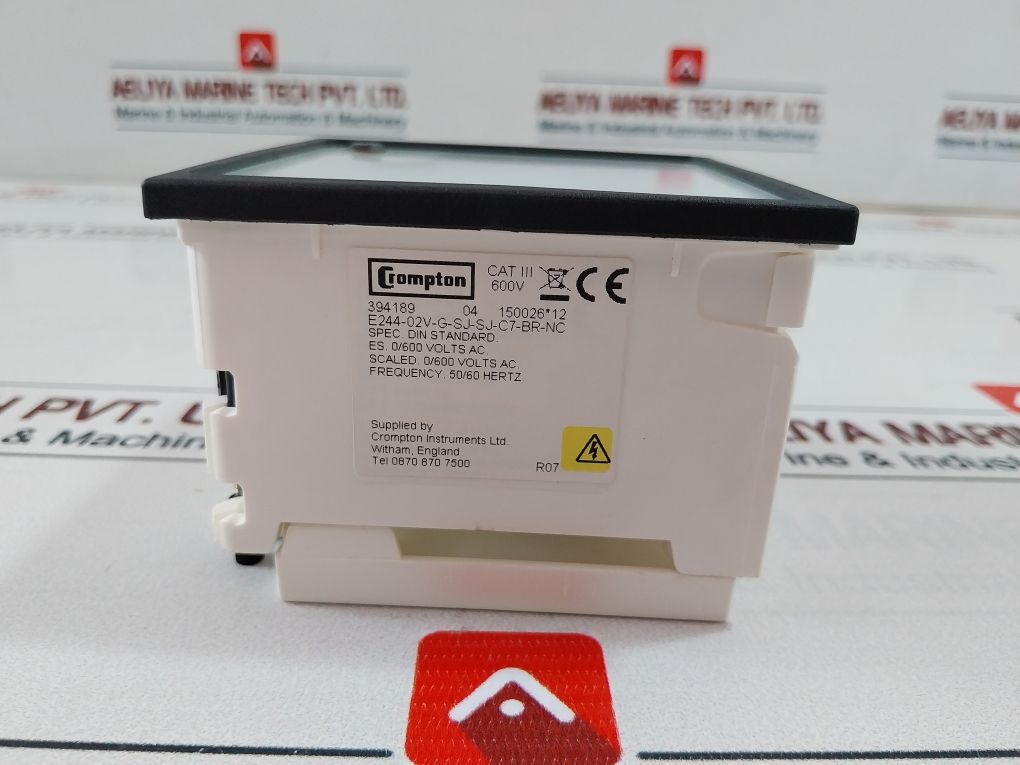 Crompton E244-02V-g-sj-sj-c7-br-nc Analogue Instruments Din Panel Meter