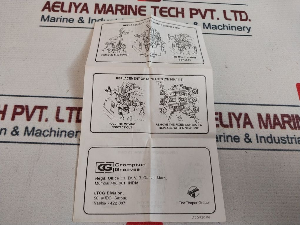 Crompton Greaves Cm35G Contactor 415V