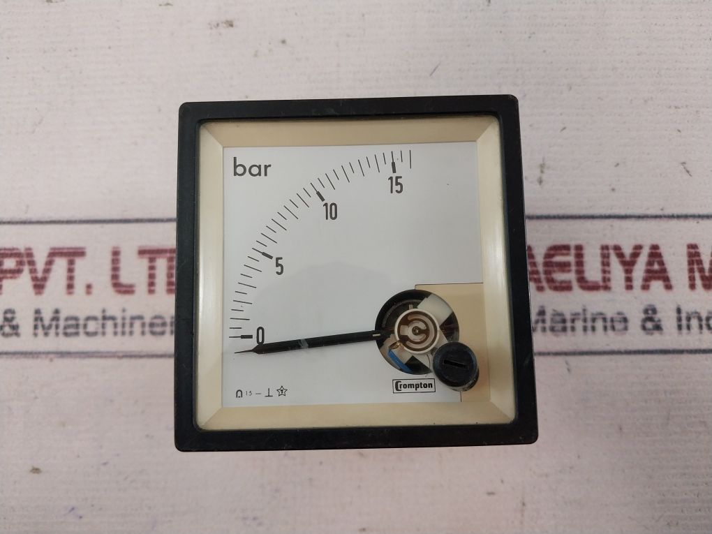 Crompton Instruments 0-16 Bar Analog Meter