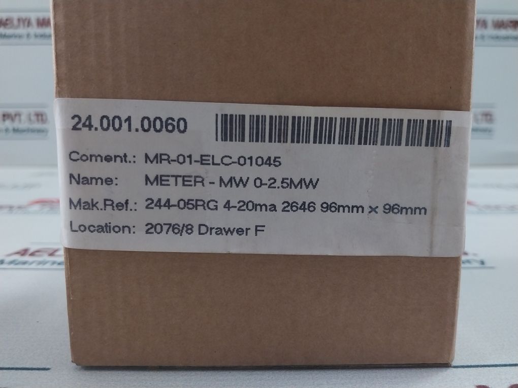 Crompton Instruments 244-05Kg-hgxv Panel Meter-mw L240010080