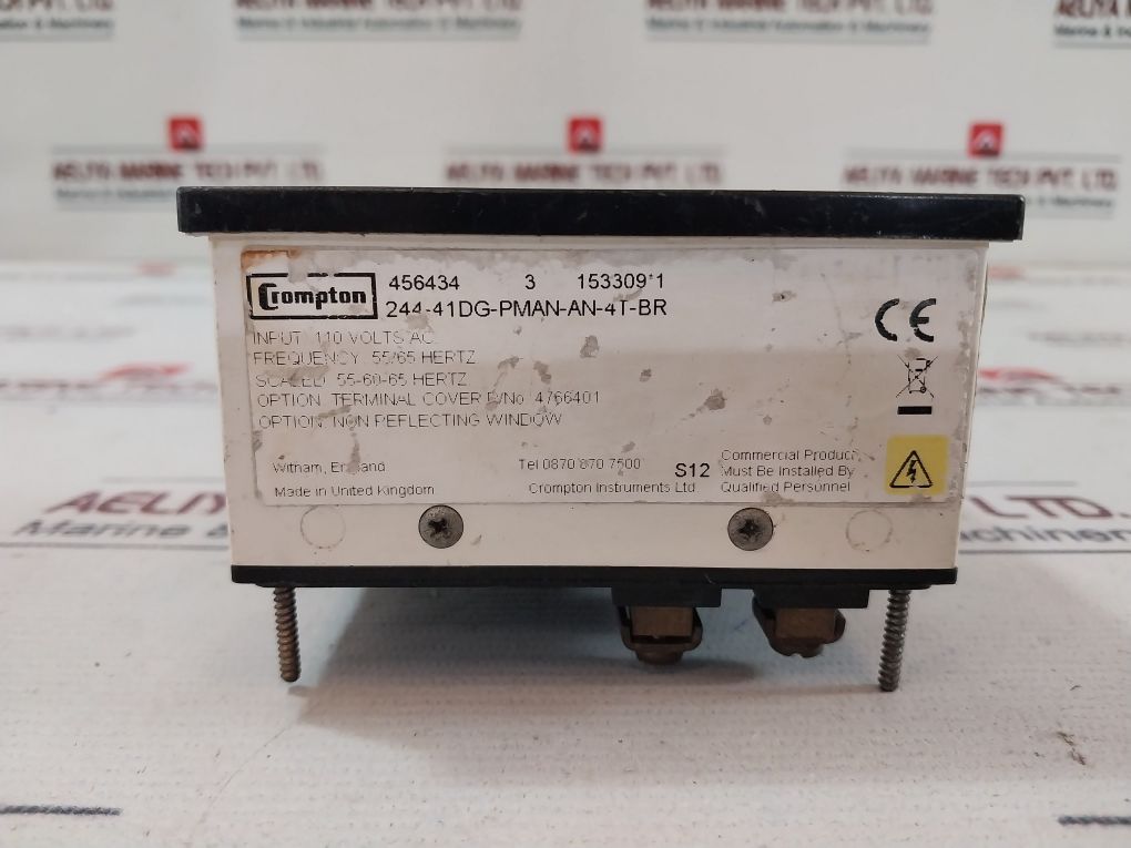 Crompton Instruments 244-41Dg-pman-an-4T-br Frequency Meter