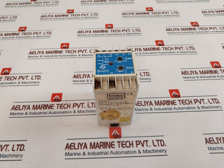 Crompton Instruments 252-pvug Protector Trip Relay 110Volts 50/60Hz