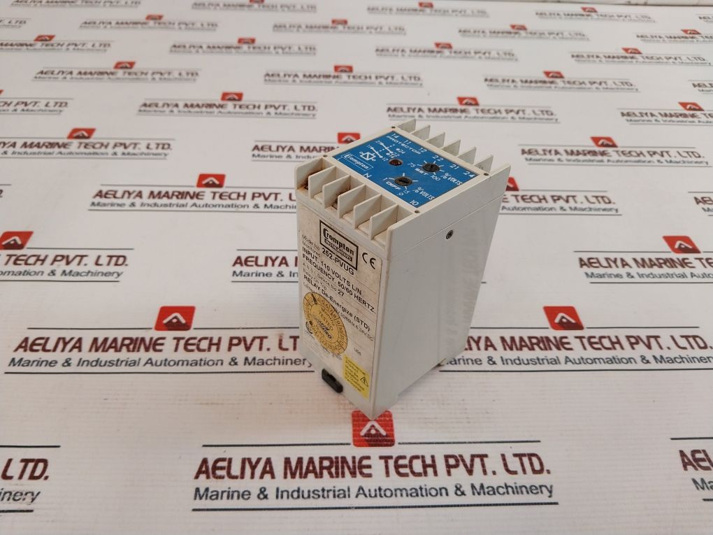 Crompton Instruments 252-pvug Protector Trip Relay 110Volts 50/60Hz