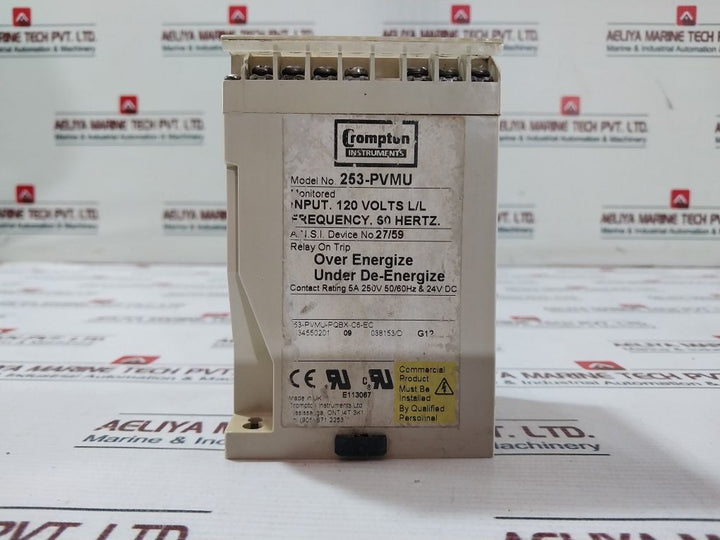 Crompton Instruments 253-pvmu-pqbx-c6-ec Protector 120Volt