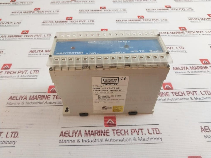 Crompton Instruments 256-pldu-pqbx-c6 Protector Relay 250V 50/60Hz