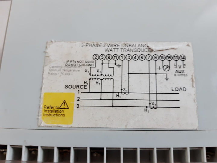Crompton Paladin 256-twmu Transducer 0/2000 Kilowatts