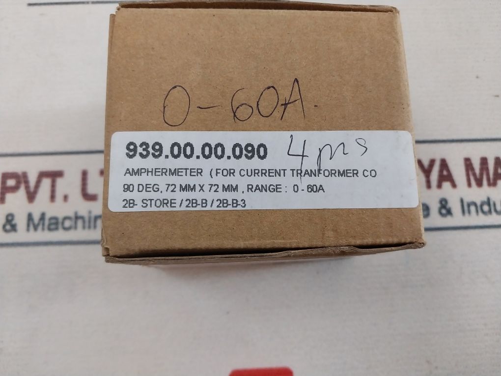 Crompton Instruments E243-02A-spec Din Standard Amphermeter