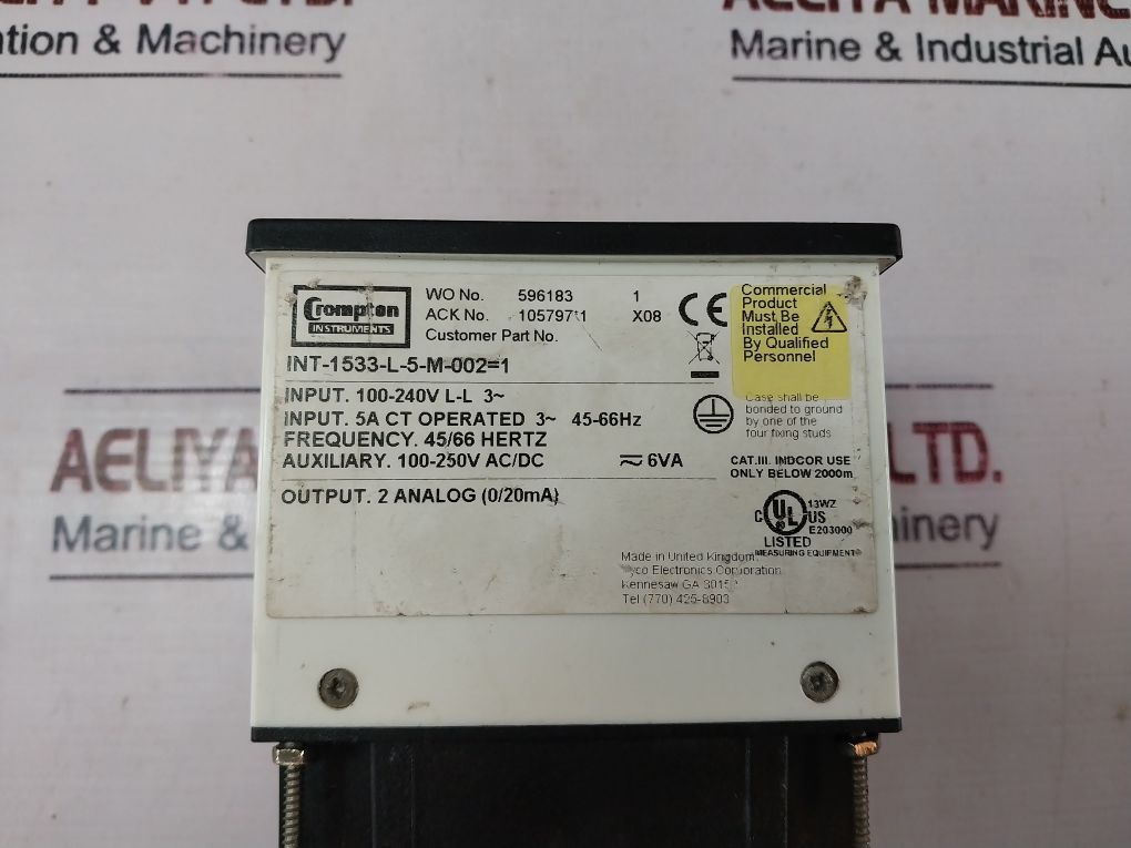 Crompton Integra 1530 Digital Power Meter – Aeliya Marine Tech