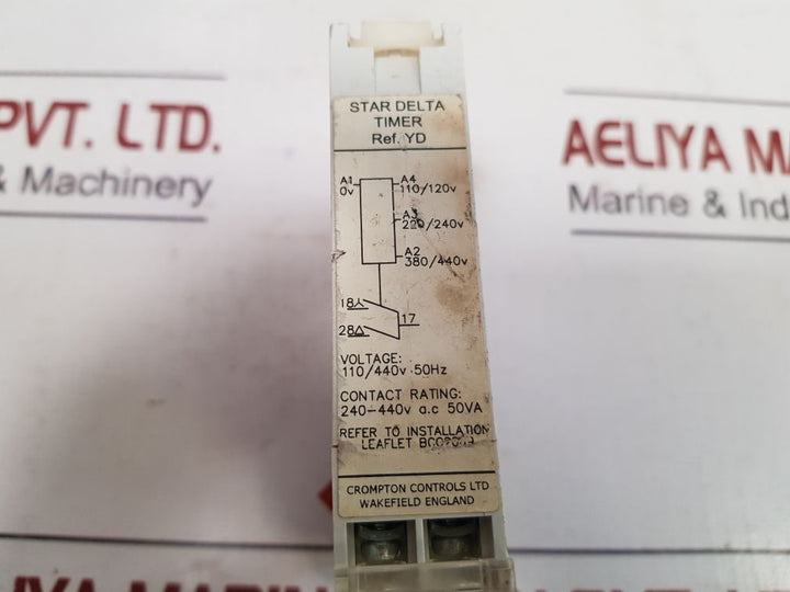 Crompton Yd30S Star Delta Timer