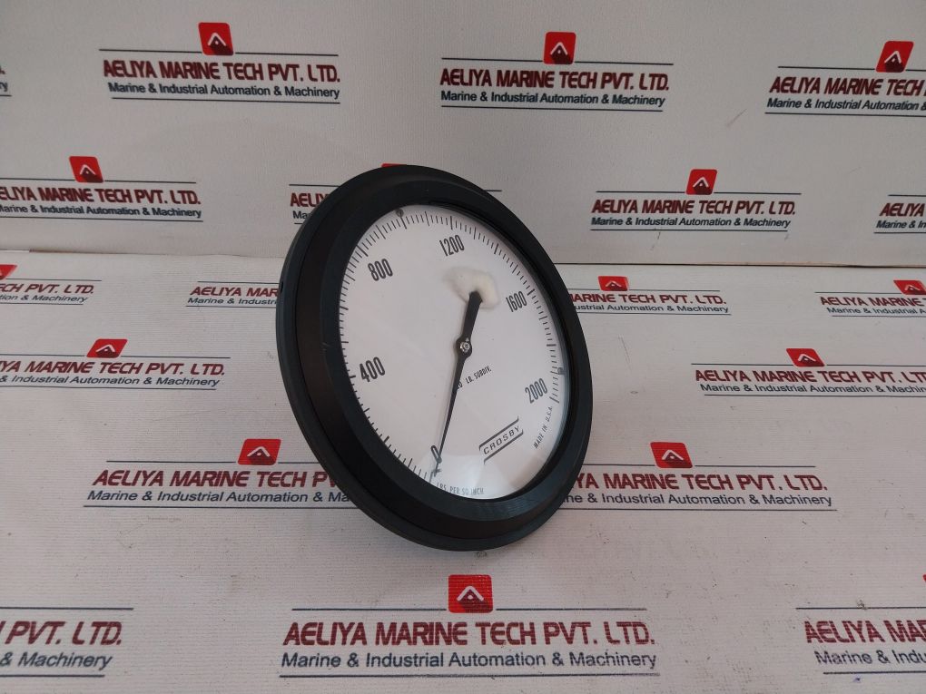 Crosby 0-2000 Lbs. Per Sq. Inch Test Gauge With 6800-cl/6800-ci Valve