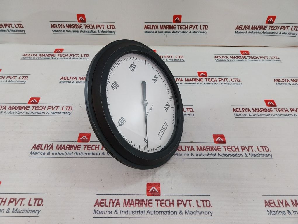 Crosby 20 Lb. Subdiv Test Gauge 0-2000 Lbs