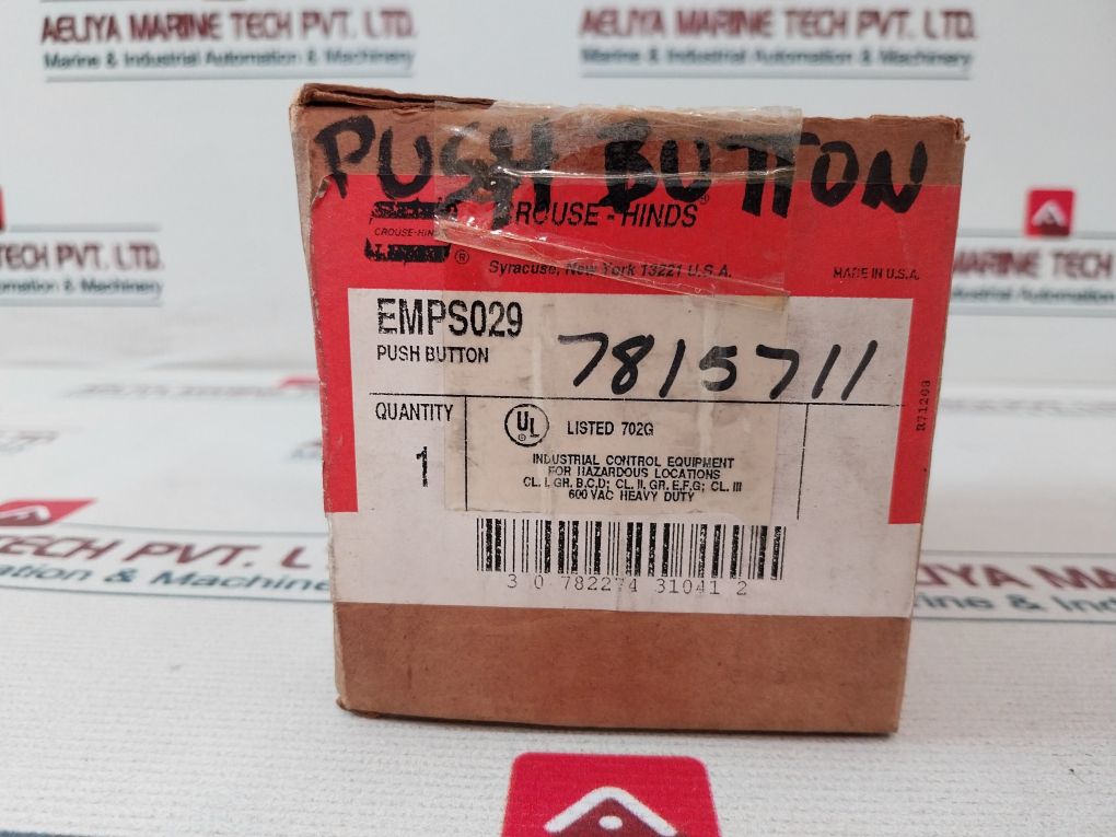 Crouse-hinds Emps029 Pushbutton