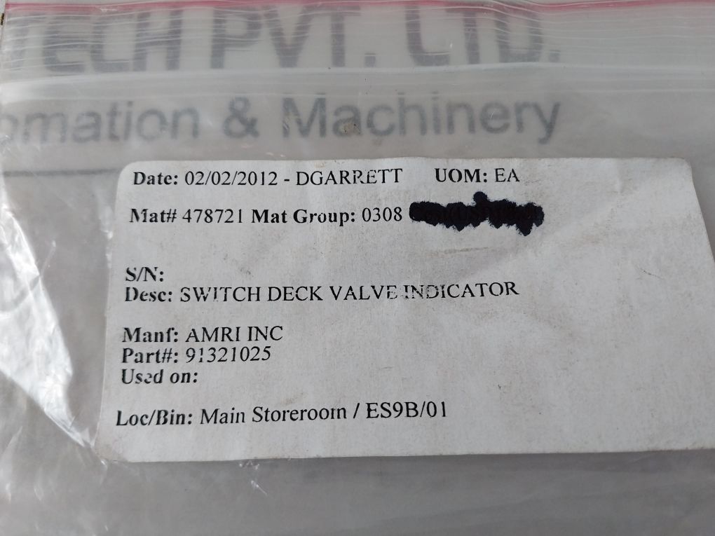 Crouzet 83 139 switch deck valve indicator 6a 250v