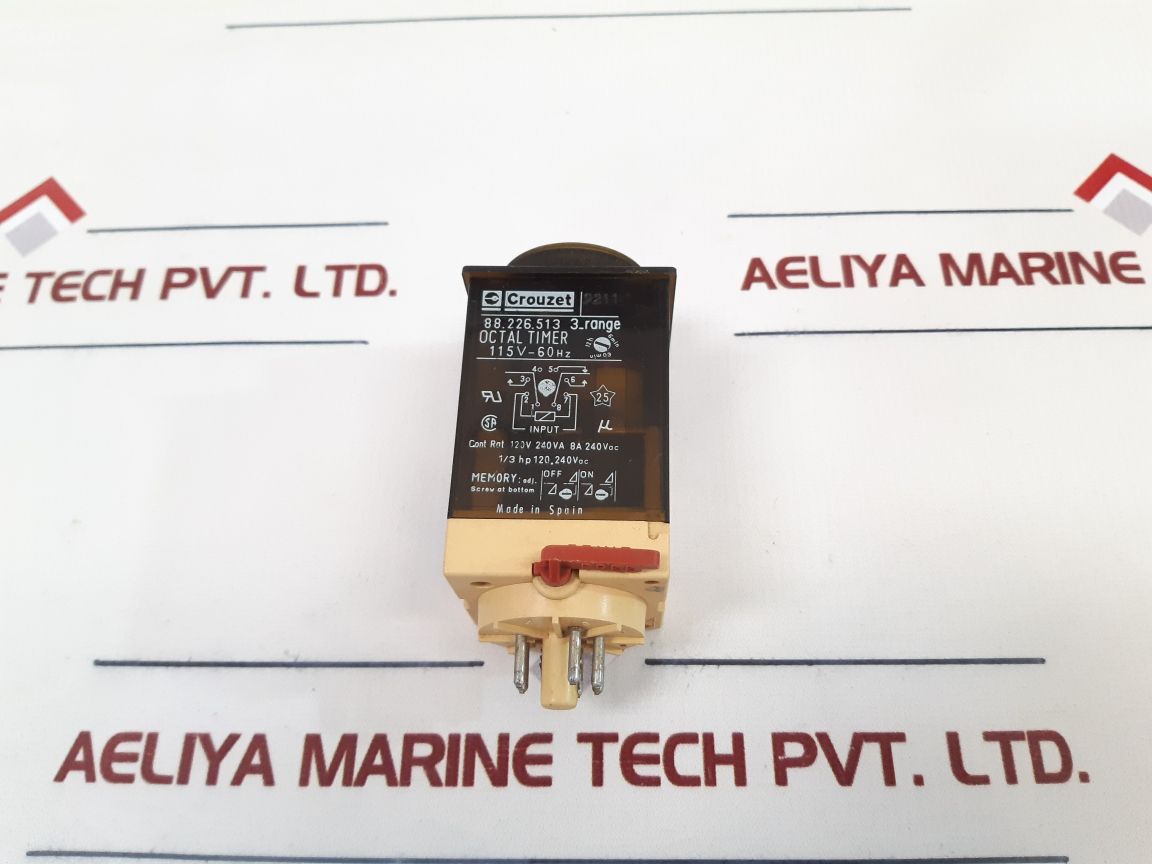Crouzet 88.226.513 3_Range Octal Timer