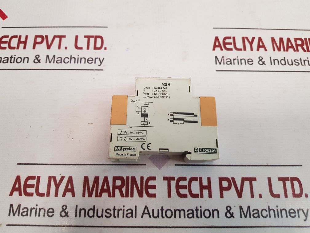Crouzet Syrelec 88 824 043 Time Delay Relay