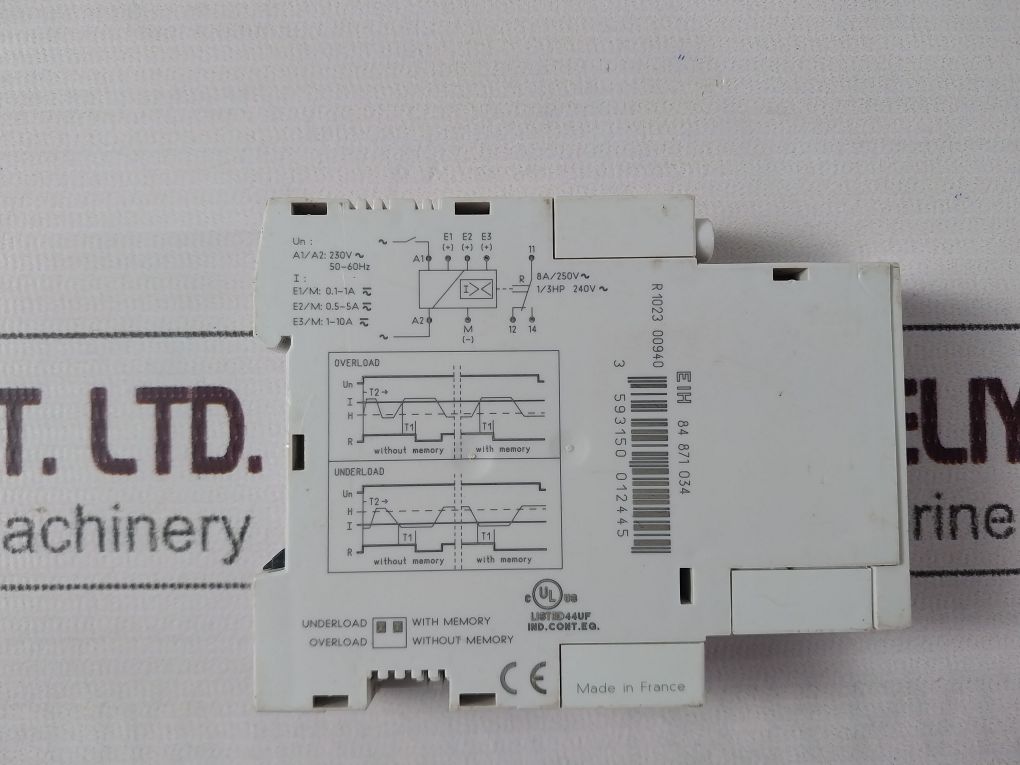 Crouzet Monitoring Relay Eih, 84 871 034