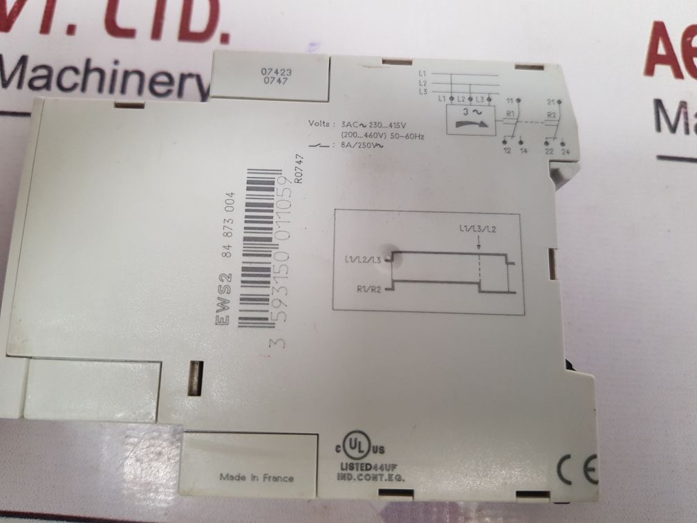 Crouzet Ews2 3 Phases Sequences Relay 07423 0747